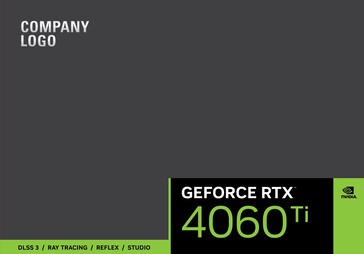 RTX 4060 Ti packaging design. (Source: MEGAsizeGPU)