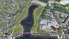 GPS test: lake