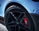 The 2026 Hyundai Ioniq 6N wheels and brake calipers. (Image source: Hyundai)
