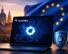 A laptop with the European AI hoster Eustella