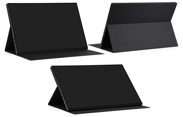 Luckfox 16 inch 4K portable touch monitor with magnetic protective case