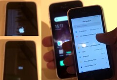 MIUI 11 was installed on a first-generation iPhone SE with the use of the checkm8 exploit. (Image source: Vimeo - edited)