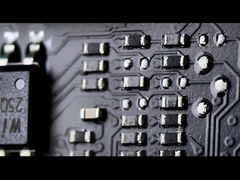A picture of the MSI RTX 5090 Lightning motherboard showing its resistors and trace layout