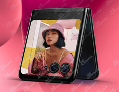 Motorola will sell the Razr 40 Ultra in several colours, mirroring the Edge 40 series. (Image source: The Tech Outlook)