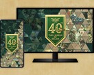 Zelda 40th Anniversary wallpaper shown