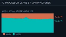 Overall usage share. (Image source: Steam)