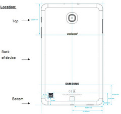 Samsung Galaxy Tab A 8.0 (2018) at FCC (Source: MySmartPrice News)