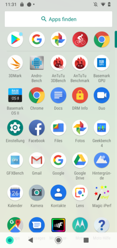 Default app drawer