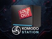 Banner showing Steam Machine sold out at Komodo Station