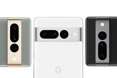 Google will deliver the Pixel 7 Pro in three colours. (Image source: Google)