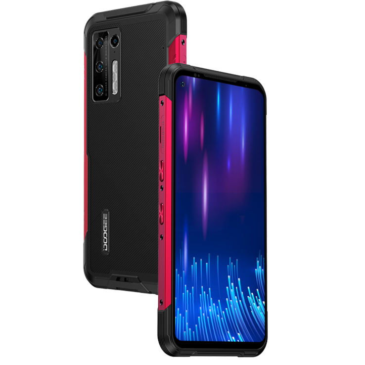 The DOOGEE S97 Pro in Lava Red. (Source: DOOGEE)