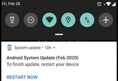 Xiaomi Mi A1 February 2020 update notification (Source: Own)