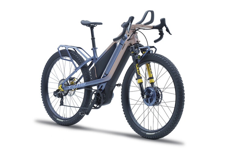 The Yamaha Y-01W AWD e-bike concept. (Image source: Yamaha)
