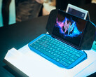 Acer’s Project Dual Play Mini concept features a unique swivel display that instantly converts this gaming handheld into a mini laptop keyboard setup.