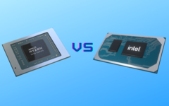 AMD Cezanne and Intel Tiger Lake battle it out in the 35 W TDP segment. (Image Source: Intel/AMD with edits)