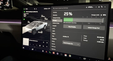 Cybertruck Settings (Image: Dennis Wang / Youtube)