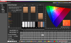 ColorChecker before calibration