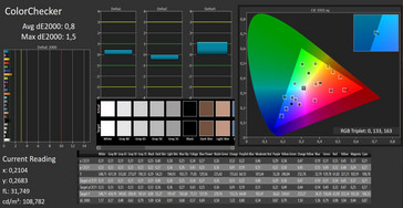 CalMAN - color accuracy (after calibration)