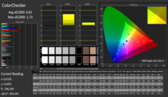 CalMAN - color accuracy (calibrated)