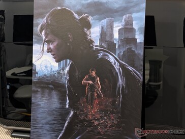 The Last of Us Part 2 artwork (by Naughty Dog) printed on metal sheet.