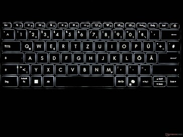 Keyboard backlighting