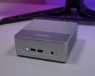 Minisforum X1 Lite mini PC showing front I/O with USB ports and power button (Image source: ETA Prime via YouTube)