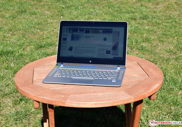 HP Spectre 13 in sunlight