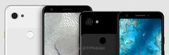 The Pixel 3 Lite phones. (Source: Onleaks)