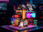 The new manga shop from Lumibricks is illuminated