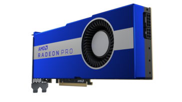 The Radeon Pro VII has one 8-pin and one 6-pin connector. (Image Source: AMD)