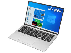 The LG Gram 17 (17Z90P-G.AA56G), test unit provided by LG Germany.