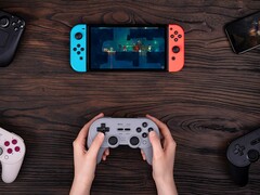 8BitDo Pro 2 controller on table (Image source: 8BitDo with edits)