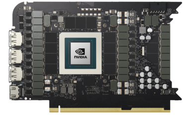 RTX 4090 AD102 reference PCB. (Image Source: Nvidia)