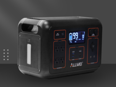 Allwei 2000 Pro Portable Power Station has a lithium-ion battery with a 2,264 Wh capacity. (Image source: Allwei)
