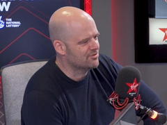 A screengrab of Dan Houser on The Chris Evans Breakfast Show (image source: Virgin Radio UK YT)