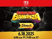 Donkey Kong Bananza Direct teaser. On Wednesday, June 18 the Direct will unveil some information about the upcoming Switch 2 game (Image source: Nintendo)