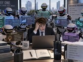 Investment banker with AI agents (AI-generated)