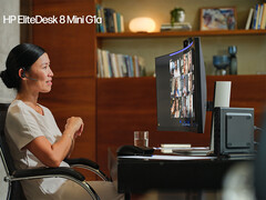 The HP EliteDesk 8 Mini G1a can be equipped with up to an Ryzen 5 Pro (Image source: HP - edited)