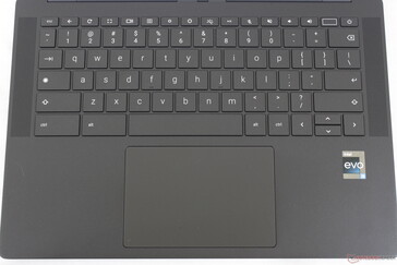 Standard Chromebook keyboard layout