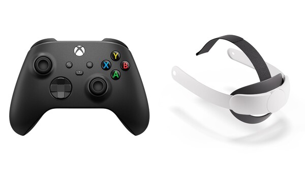 The Meta Quest 3S Xbox Edition is expected to come with an Xbox Wireless Controller and a Meta Quest Elite Strap. (Image source: Xbox & Meta)