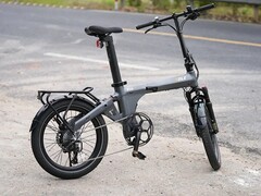 The Morfuns Eole X folding e-bike has a 115 km (~71 mile) range. (Image source: Morfuns)