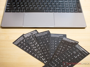 Keyboard stickers