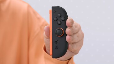 Nintendo Switch 2 Joy-Con being held (Image source: screenshot, Nintendo of America YouTube)