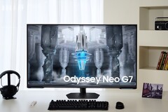The Odyssey Neo G7 G70NC is already orderable in the Eurozone. (Image source: Samsung)