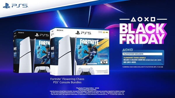 PS5 Consoles including the digital edition and the pro model will receive a $100 discount for Black Friday. (Image source: PlayStation)