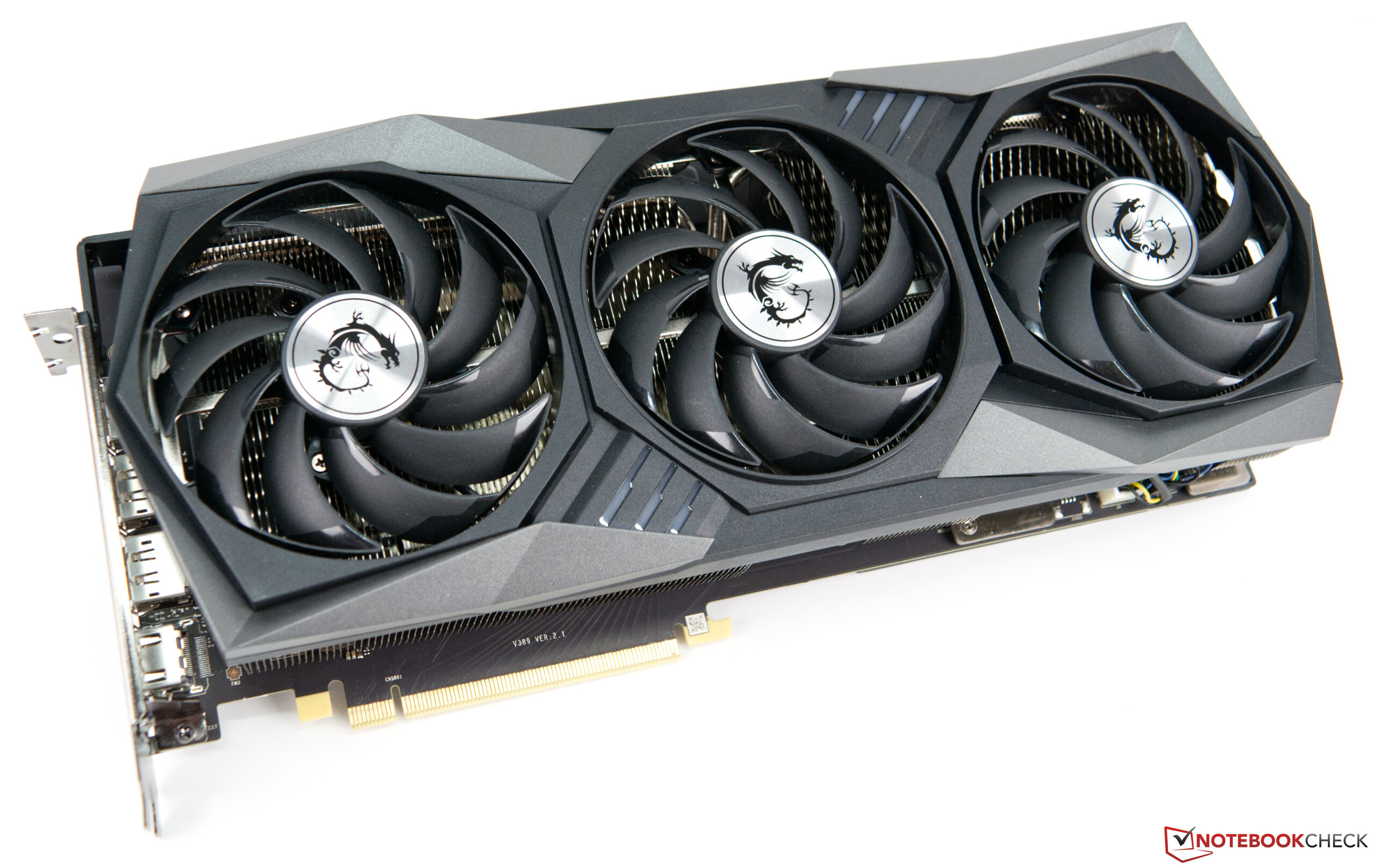 MSI GeForce RTX 3080 Gaming X Trio 10G desktop graphics card in