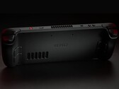 A backside shot of the Steam Deck OLED