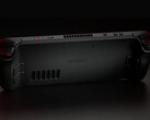 A backside shot of the Steam Deck OLED
