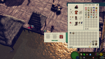 Items aren't lost, even when switching characters after death. (Pictured: A screenshot from Svarog's Dream)