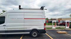 A Tesla Supercharger station had its cables cut twice in a week (image: Grinolam/Reddit)